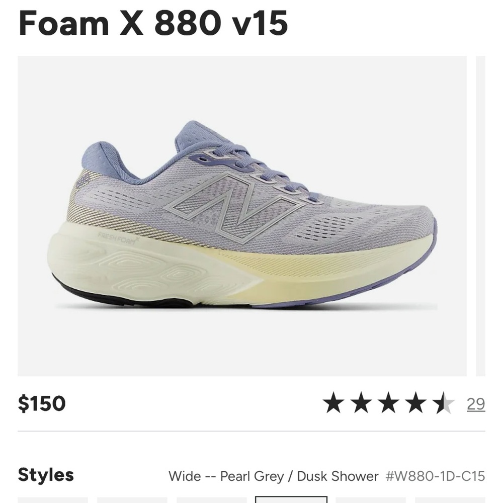 New Balance Women's Foam X 880 v15 Sneakers